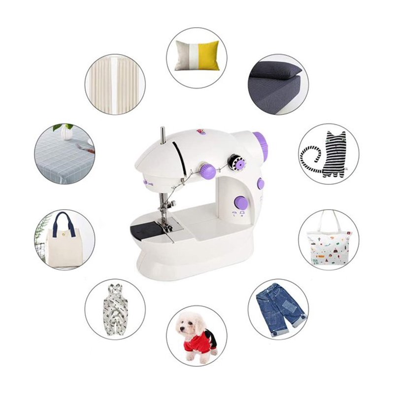 M063G (ALEJA2) Z024E/F  MASZYNA DO SZYCIA PRZENOŚNA MINI AKCESORIA + GRATISY PODŚWIETLANA 2 TRYBY -O208