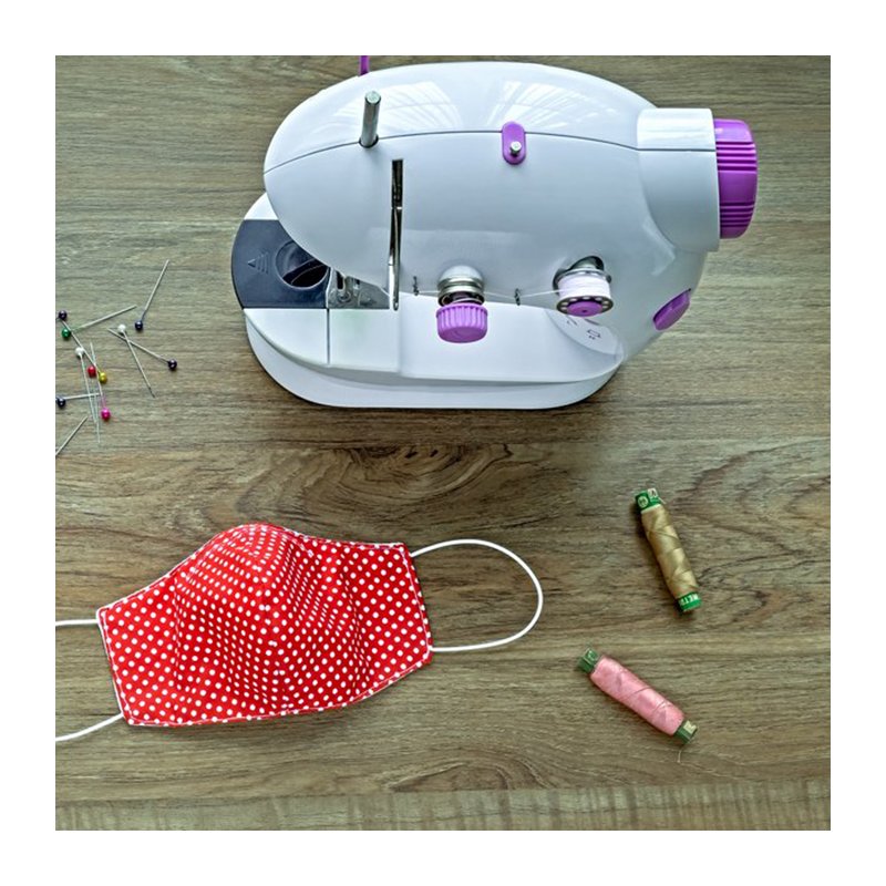 M063G (ALEJA2) Z024E/F  MASZYNA DO SZYCIA PRZENOŚNA MINI AKCESORIA + GRATISY PODŚWIETLANA 2 TRYBY -O208