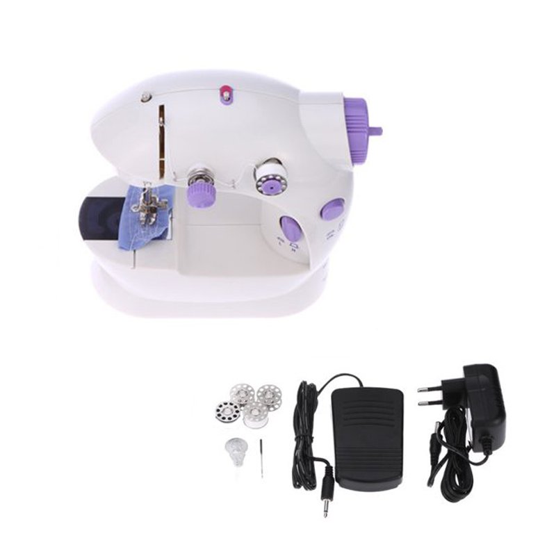 M063G (ALEJA2) Z024E/F  MASZYNA DO SZYCIA PRZENOŚNA MINI AKCESORIA + GRATISY PODŚWIETLANA 2 TRYBY -O208