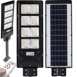 M037A (Aleja2) Z018A/B LAMPA ULICZNA LED LATARNIA SOLARNA 360W + PILOT (UCHWYT MONTAŻOWY M004B) -zestaw E309