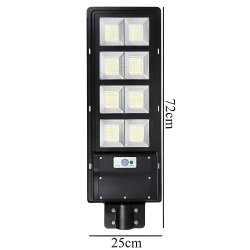 M037A (Aleja2) Z018A/B LAMPA ULICZNA LED LATARNIA SOLARNA 360W + PILOT (UCHWYT MONTAŻOWY M004B) -zestaw E309