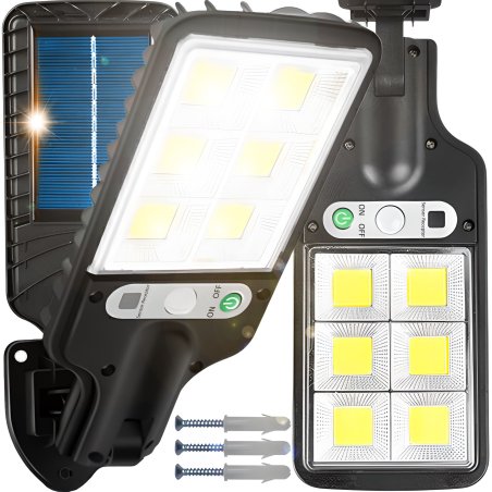 M010D  (Aleja1) LAMPA ULICZNA LED LATARNIA SOLARNA 120 COB LED -E310