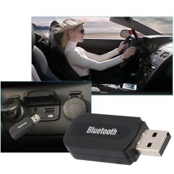 N291 ODBIORNIK DŹWIĘKU ADAPTER BLUETOOTH USB + AUX MINIJACK -E299