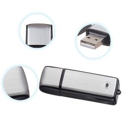 N373 N334 DYKTAFON PENDRIVE PODSŁUCH USB 8GB SZPIEGOWSKI MINI -E285