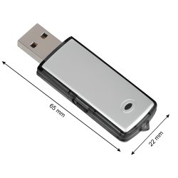 N373 N334 DYKTAFON PENDRIVE PODSŁUCH USB 8GB SZPIEGOWSKI MINI -E285