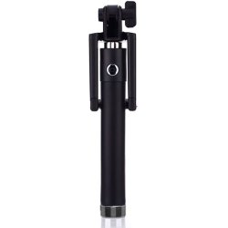 M010H (ALEJA1)  KIJEK DO ZDJĘĆ SELFIE STICK UCHWYT MONOPOD STATYW CZARNY NA TELEFON - czarny -E086-1