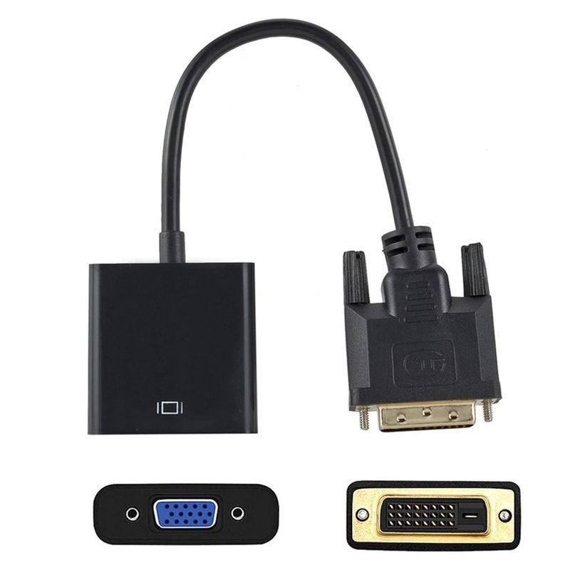 N371 M000 PRZEJŚCIÓWKA ADAPTER DVI DO VGA KONWERTER-E386