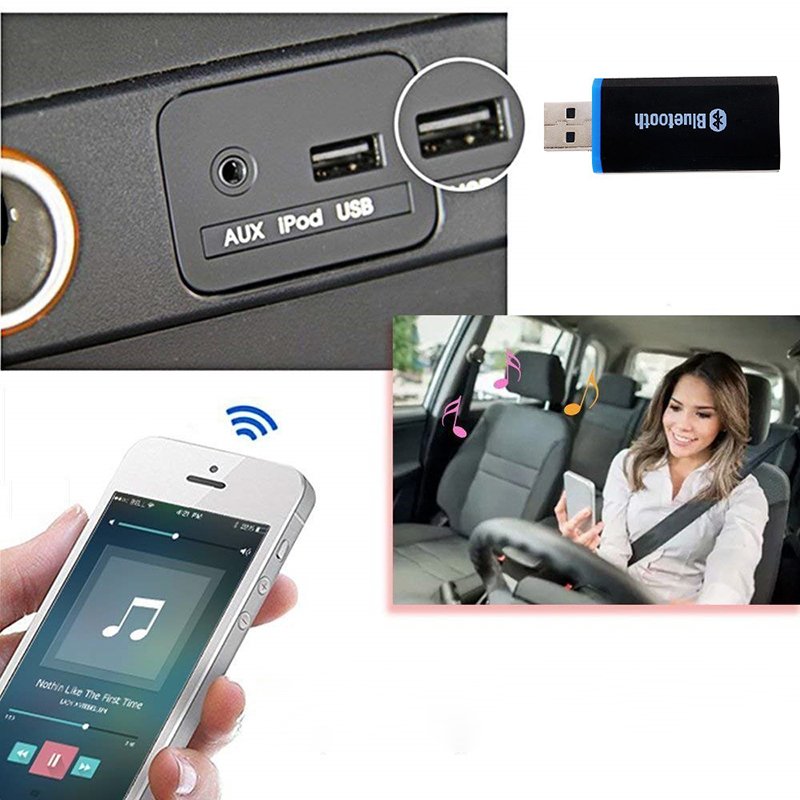 N074 ODBIORNIK BLUETOOTH 5.0 TRANSMITER AUX JACK USB-E368