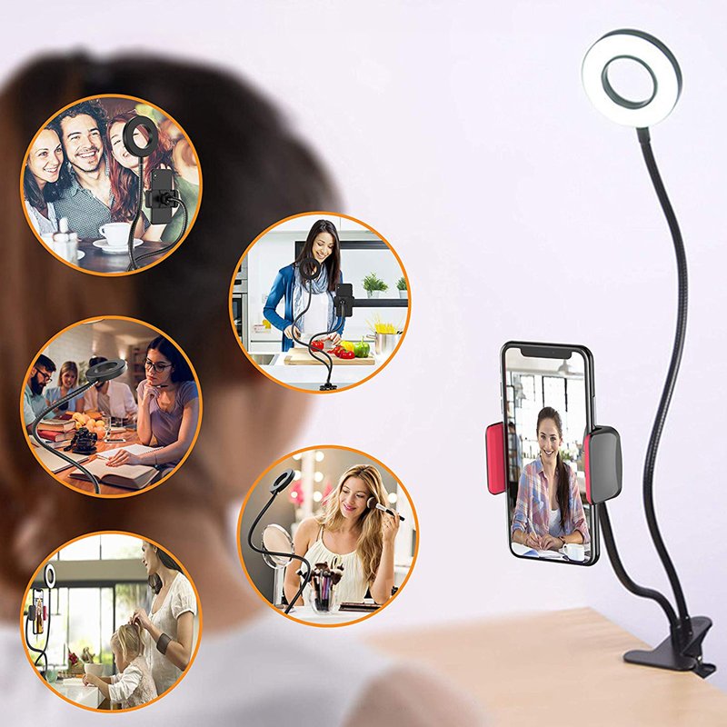 M000 LAMPA DO SELFIE LED LAMPKA TELEFONU PIERŚCIENIOWA -E535