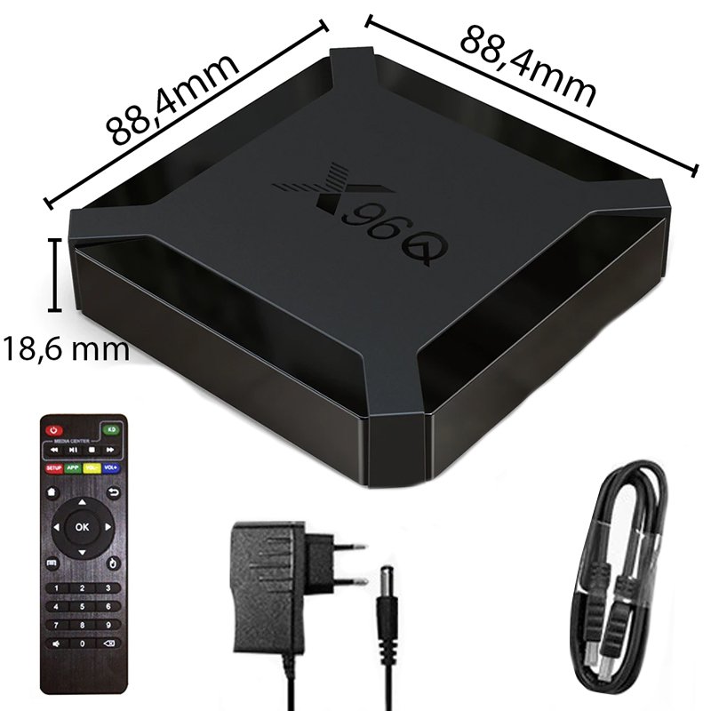 N130 SMART TV BOX X96Q ANDROID 16 GB GENBOX 4K -E088