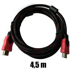 M049E (Aleja2) M0005A KABEL HDMI FULL HD UHD 4K 3D PRZEWÓD HIGH SPEED 4,5M -E376