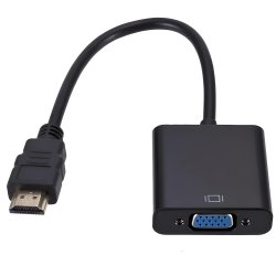 M018G (ALEJA1) Z012A  KONWERTER HDMI DO VGA D-SUB 15 PIN KABEL ADAPTER MONITOR FULL HD 1080p -E275