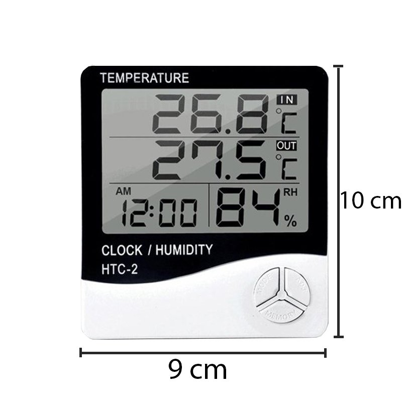 M002B TERMOMETR HIGROMETR ELEKTRONICZNY SONDA STACJA -E564