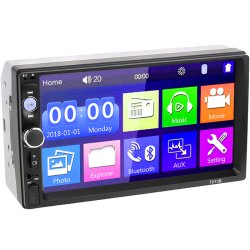 M049E (Aleja2)  RADIO SAMOCHODOWE BLUETOOTH 2DIN USB DOTYK  -M010