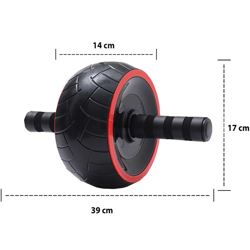 M054E (Aleja2)  KÓŁKO ROLLER DO ĆWICZEŃ MIĘŚNI BRZUCHA AB WHEEL S164