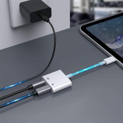 N228 PRZEJŚCIÓWKA LIGHTNING JACK IPHONE 7 8 X ADAPTER -E405