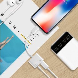 N228 PRZEJŚCIÓWKA LIGHTNING JACK IPHONE 7 8 X ADAPTER -E405