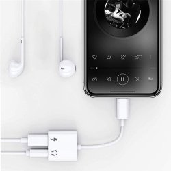 N228 PRZEJŚCIÓWKA LIGHTNING JACK IPHONE 7 8 X ADAPTER -E405