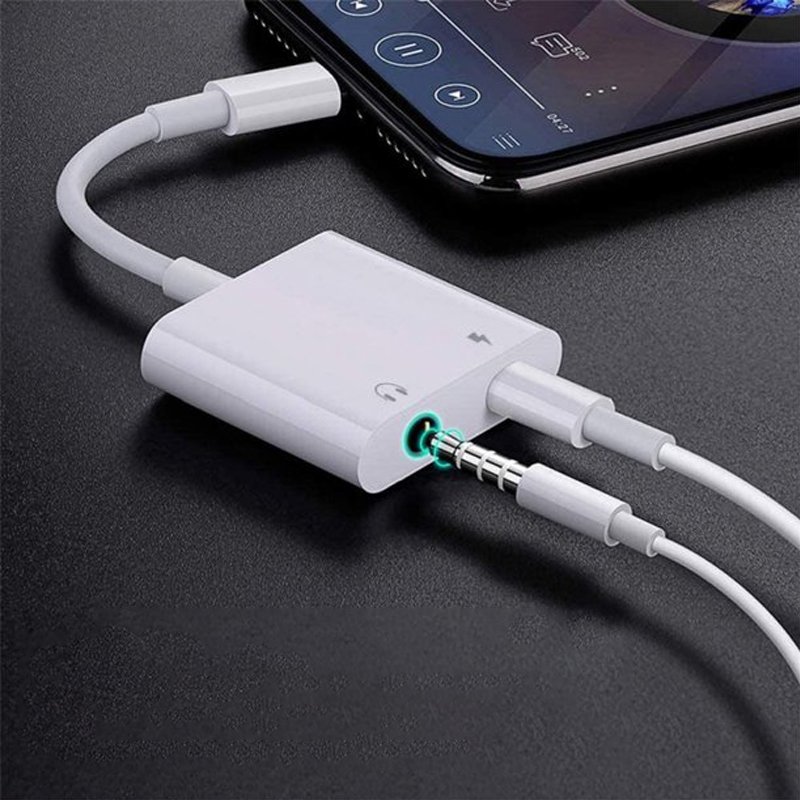 N228 PRZEJŚCIÓWKA LIGHTNING JACK IPHONE 7 8 X ADAPTER -E405