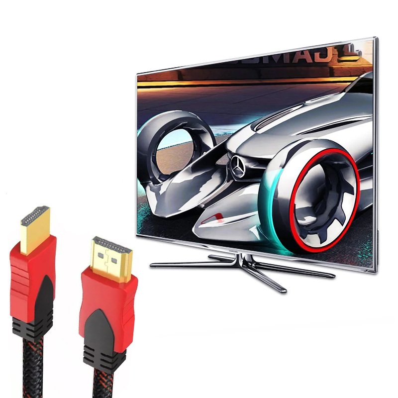 N218  N205 KABEL HDMI FULL HD UHD 4K 3D PRZEWÓD HIGH SPEED 2,7M -E496