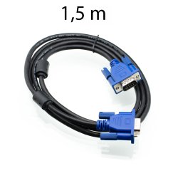 N178 KABEL VGA-VGA DO MONITORA VGA D-SUB FULL HD 1,4M E472