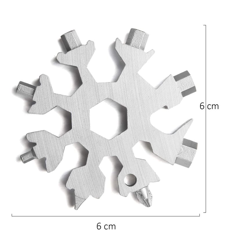 N121 N122 KLUCZ WIELOFUNKCYJNY ŚNIEŻYNKA MULTITOOL SNOW 18W1 -O522