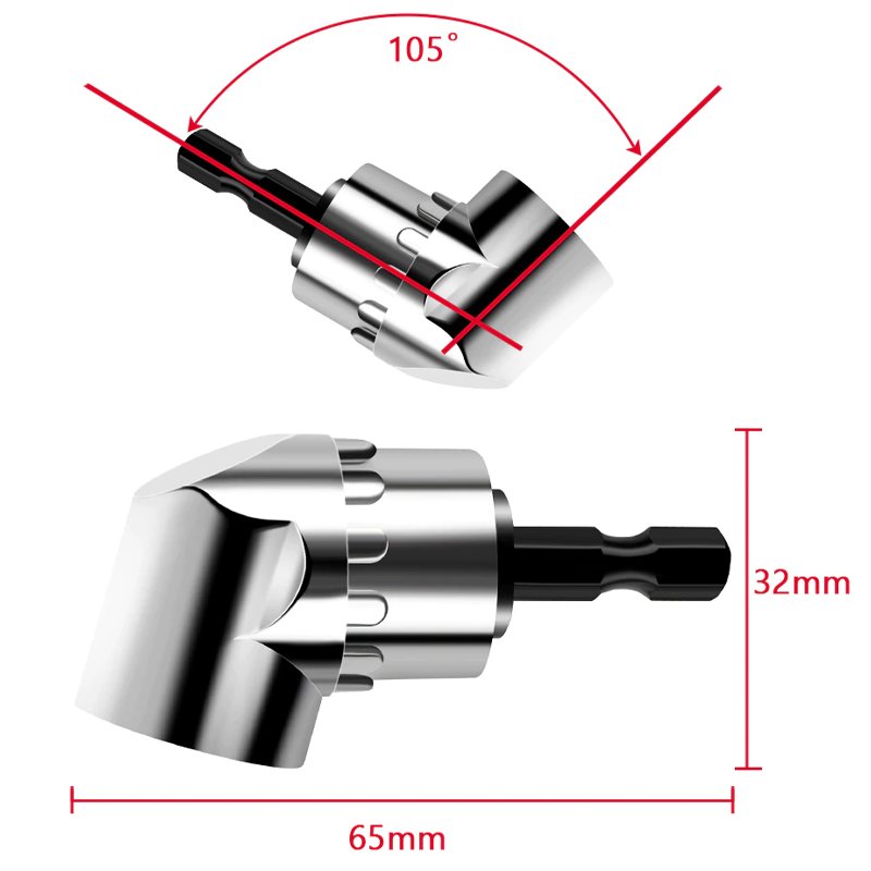 N361 ADAPTER KĄTOWY NASADKA DO WKRĘTARKI UCHWYT HEX -O527