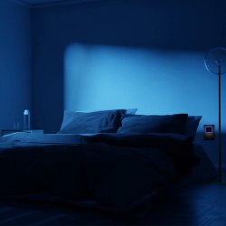 N292 LAMPKA LED CZUJNIK ZMIERZCHU NOCNA DO KONTAKTU -NIEBIESKA E609-2