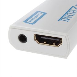 N042 ADAPTER PRZEJŚCIÓWKA KONWERTER Wii do HDMI 1080p-E463