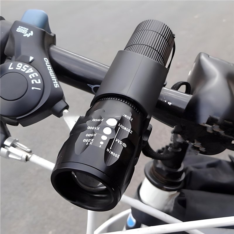 N220 LAMPKA ROWEROWA LED PRZÓD OŚWIETLENIE ROWER - S122