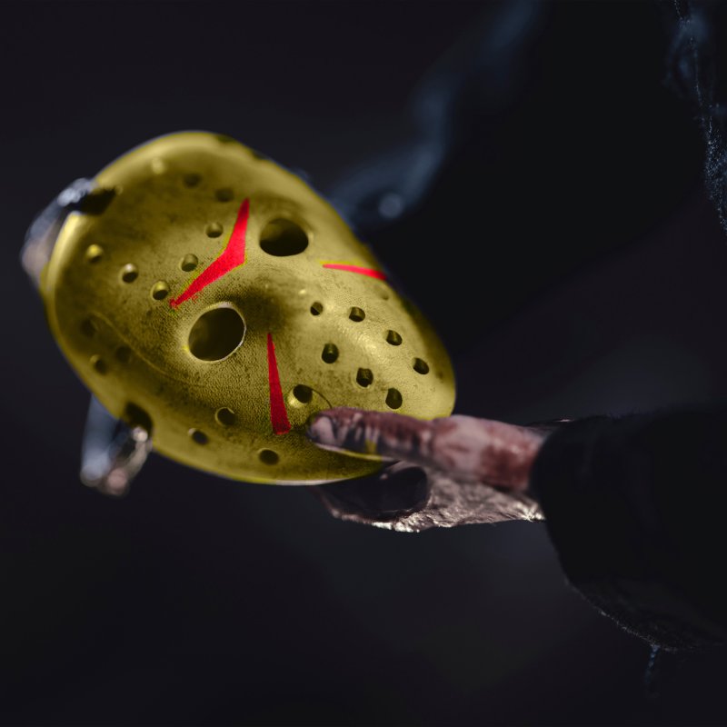 M034D (Aleja1)  MASKA HOKEJOWA HALLOWEEN KARNAWAŁ JASON VOORHEES PIĄTEK 13 FREDDY FRIDAY -O287