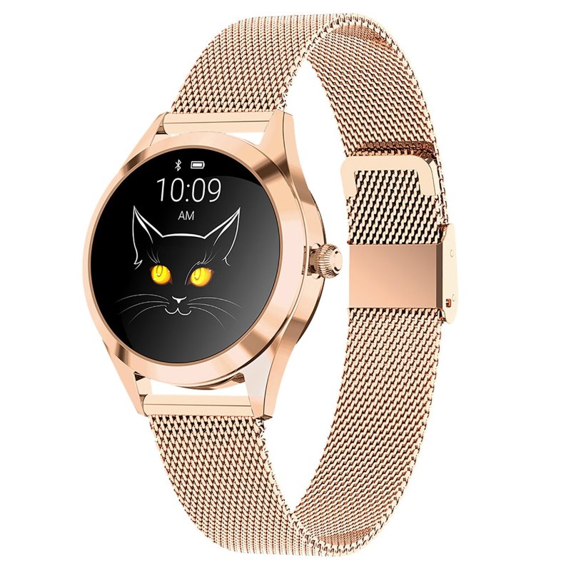 M040G (Aleja2) N208 N338  SMARTWATCH ZEGAREK DAMSKI DLA KOBIETY PULS SPORT POWIADOMIENIA MENU ZŁOTY  -E742