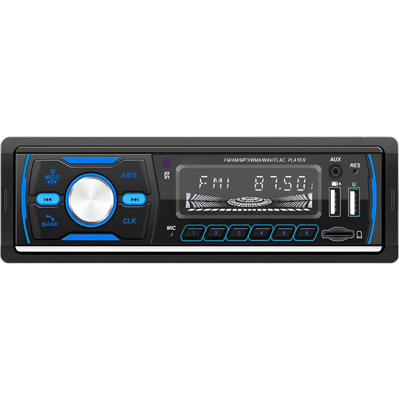 M056B (ALEJA2) Z043H RADIO SAMOCHODOWE BLUETOOTH USB SD MP3 FM AUX KOLORY PILOT ZESTAW  -M024-1