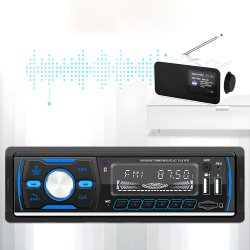 M056B (ALEJA2) Z043H RADIO SAMOCHODOWE BLUETOOTH USB SD MP3 FM AUX KOLORY PILOT ZESTAW  -M024-1