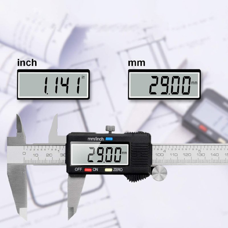 M003H   SUWMIARKA ELEKTRONICZNA CYFROWA POMIAROWA LCD 150 - E632