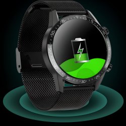 N054 ZEGAREK SMARTWATCH CIŚNIENIOMIERZ EKG ROZMOWY PL-E774