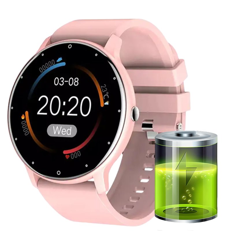 N224 SMARTWATCH ZEGAREK DAMSKI ROZMOWY PULS MENU PULS -E741-1