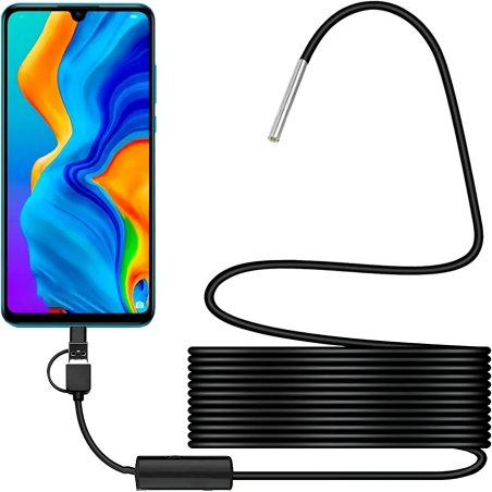 N087 ENDOSKOP KAMERA INSPEKCYJNA 3,9mm 5METRÓW USB-C LED -E693