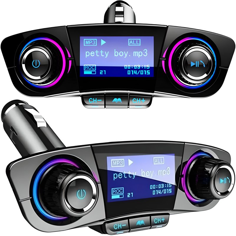 N007 M005A TRANSMITER FM BLUETOOTH 5.0 USB WIELOFUNKCYJNY 8W1 -E666