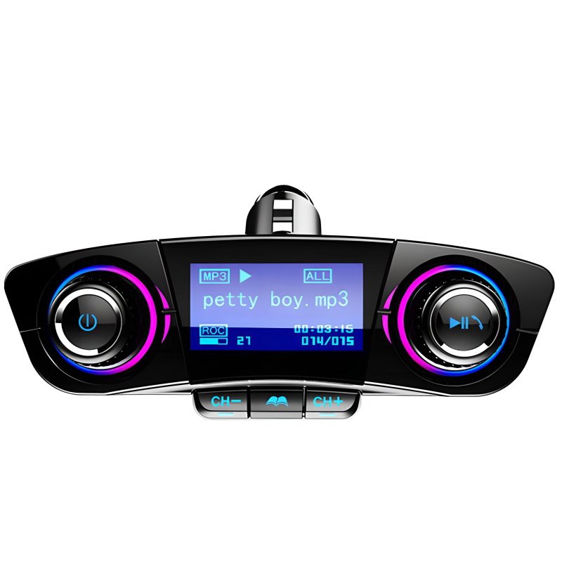 N007 M005A TRANSMITER FM BLUETOOTH 5.0 USB WIELOFUNKCYJNY 8W1 -E666