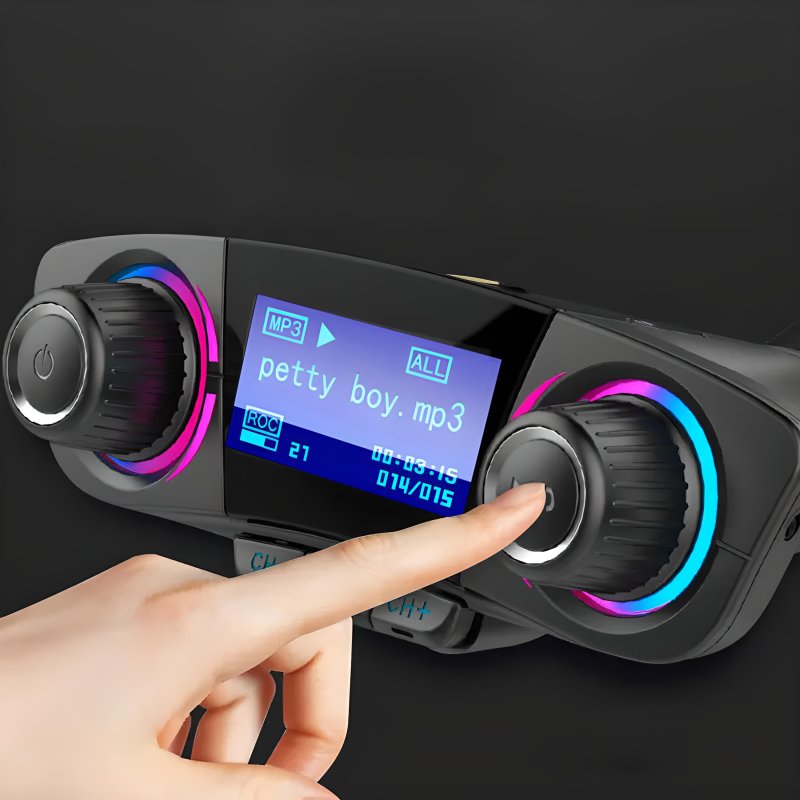 N007 M005A TRANSMITER FM BLUETOOTH 5.0 USB WIELOFUNKCYJNY 8W1 -E666