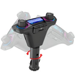 N007 M005A TRANSMITER FM BLUETOOTH 5.0 USB WIELOFUNKCYJNY 8W1 -E666