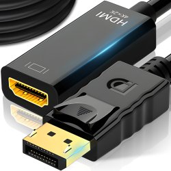 N046 KABEL ADAPTER HDMI DISPLAY PORT DP PRZEJŚCIÓWKA 4K KONWERTER PRZEWÓD - E399