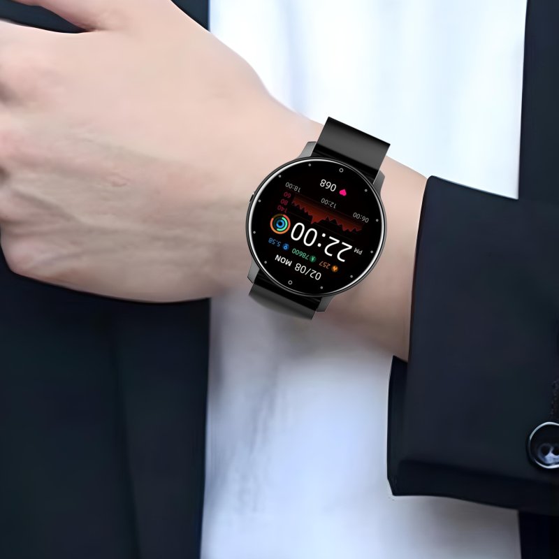 N002 ZEGAREK SMARTWATCH CIŚNIENIOMIERZ EKG ROZMOWY PL -E739