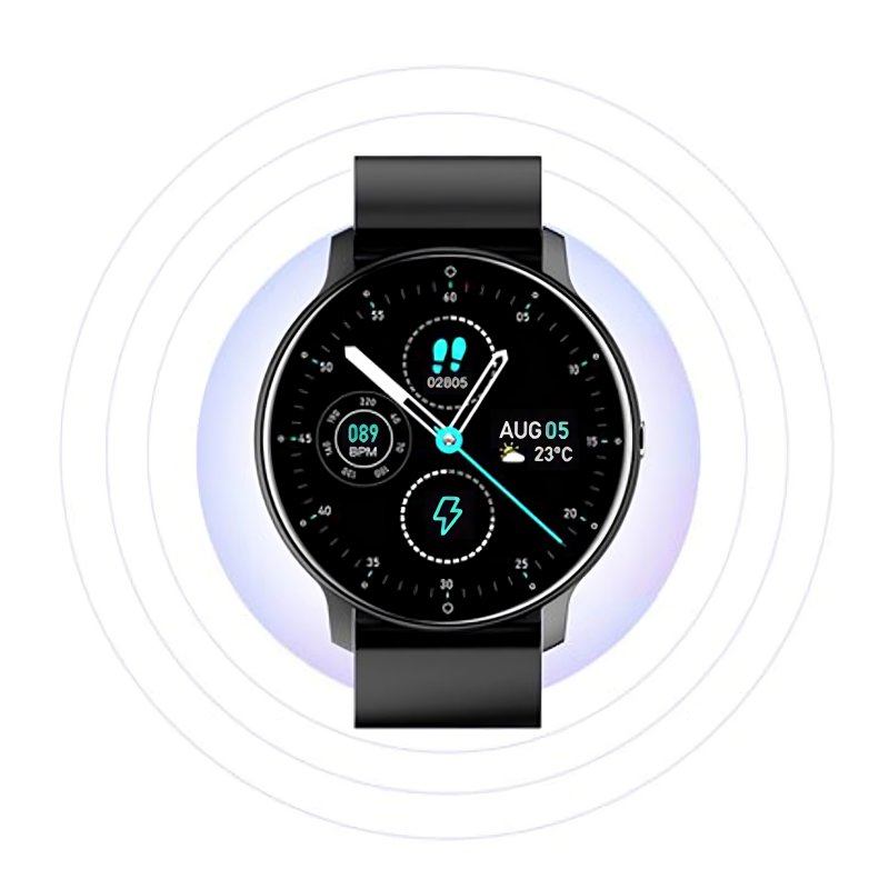 N002 ZEGAREK SMARTWATCH CIŚNIENIOMIERZ EKG ROZMOWY PL -E739