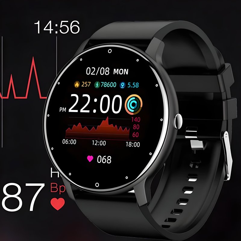 N002 ZEGAREK SMARTWATCH CIŚNIENIOMIERZ EKG ROZMOWY PL -E739