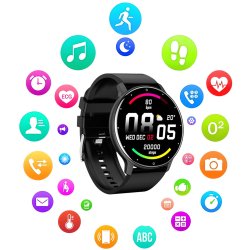 N002 ZEGAREK SMARTWATCH CIŚNIENIOMIERZ EKG ROZMOWY PL -E739