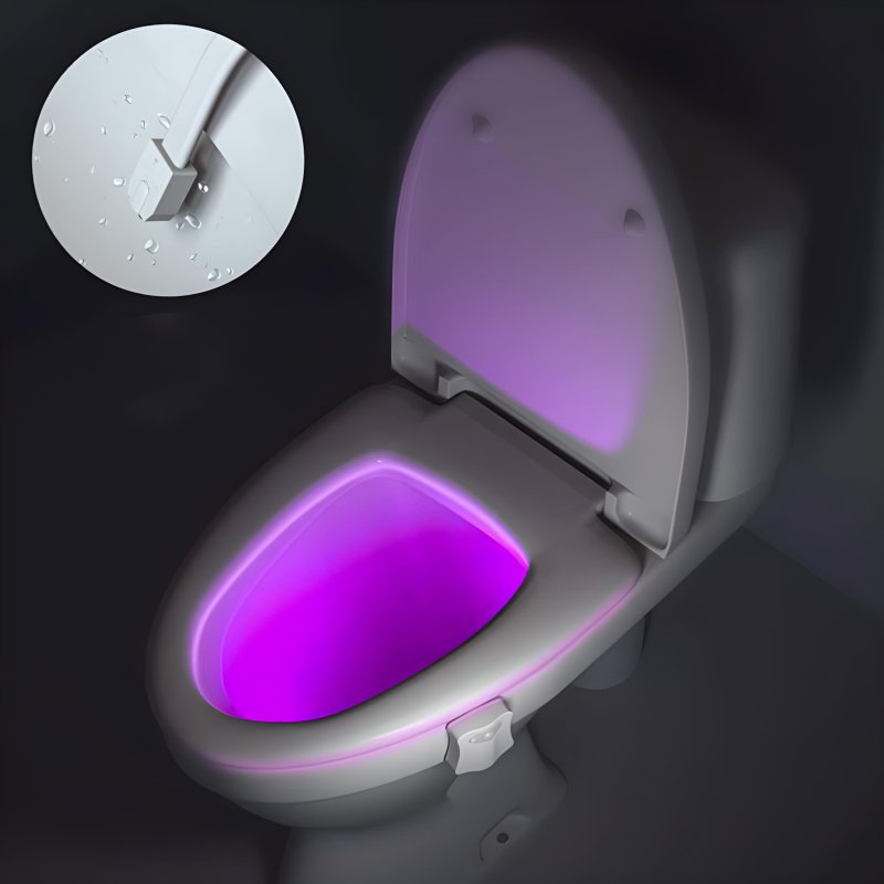 N378 LAMPKA LED DO WC TOALETY CZUJNIK RUCHU i ŚWIATŁA -E059