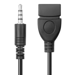 N369 N362 ADAPTER PRZEJŚĆIÓWKA JACK 3.5mm AUX do USB 2.0 OTG -E395