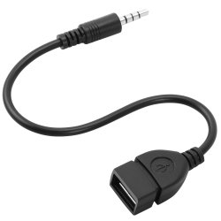 N369 N362 ADAPTER PRZEJŚĆIÓWKA JACK 3.5mm AUX do USB 2.0 OTG -E395